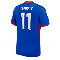 Frankrike Ousmane Dembele #11 Replika Hemmatröja EM 2024 Kortärmad